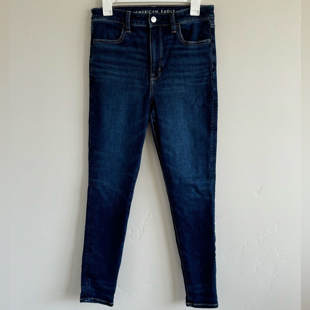 American Eagle Outfitters Women's Deep Indigo Skinny Jeans